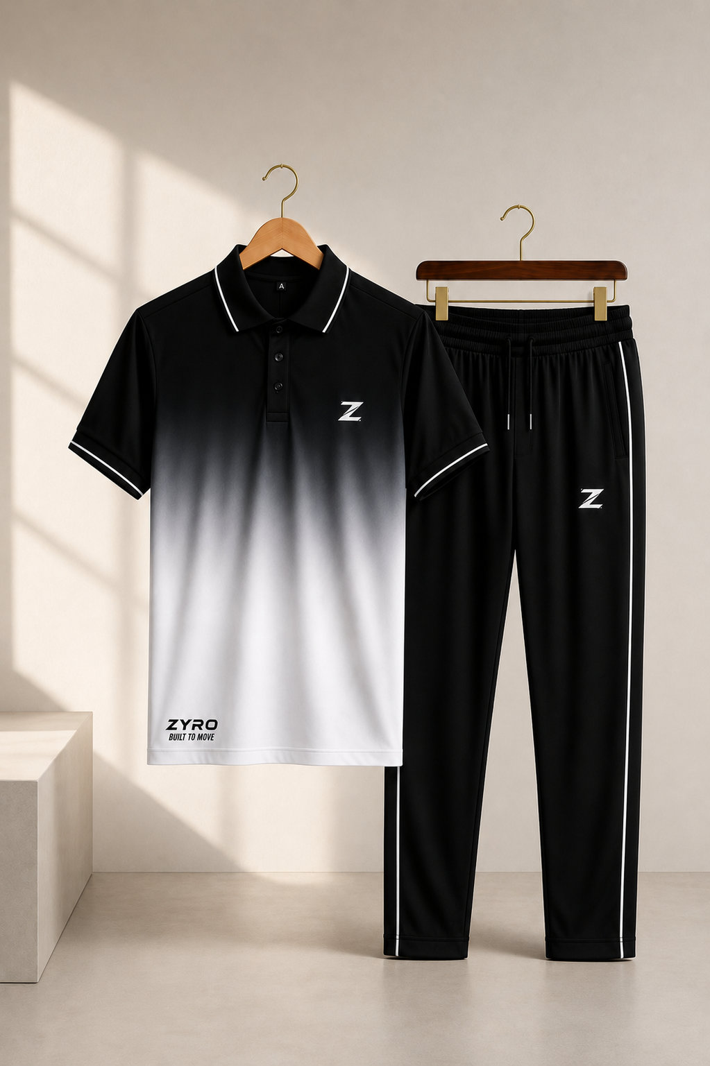 Men's 2Pcs Dry Fit Polo Shirt with Trouser | "Quality That Feel & Impress