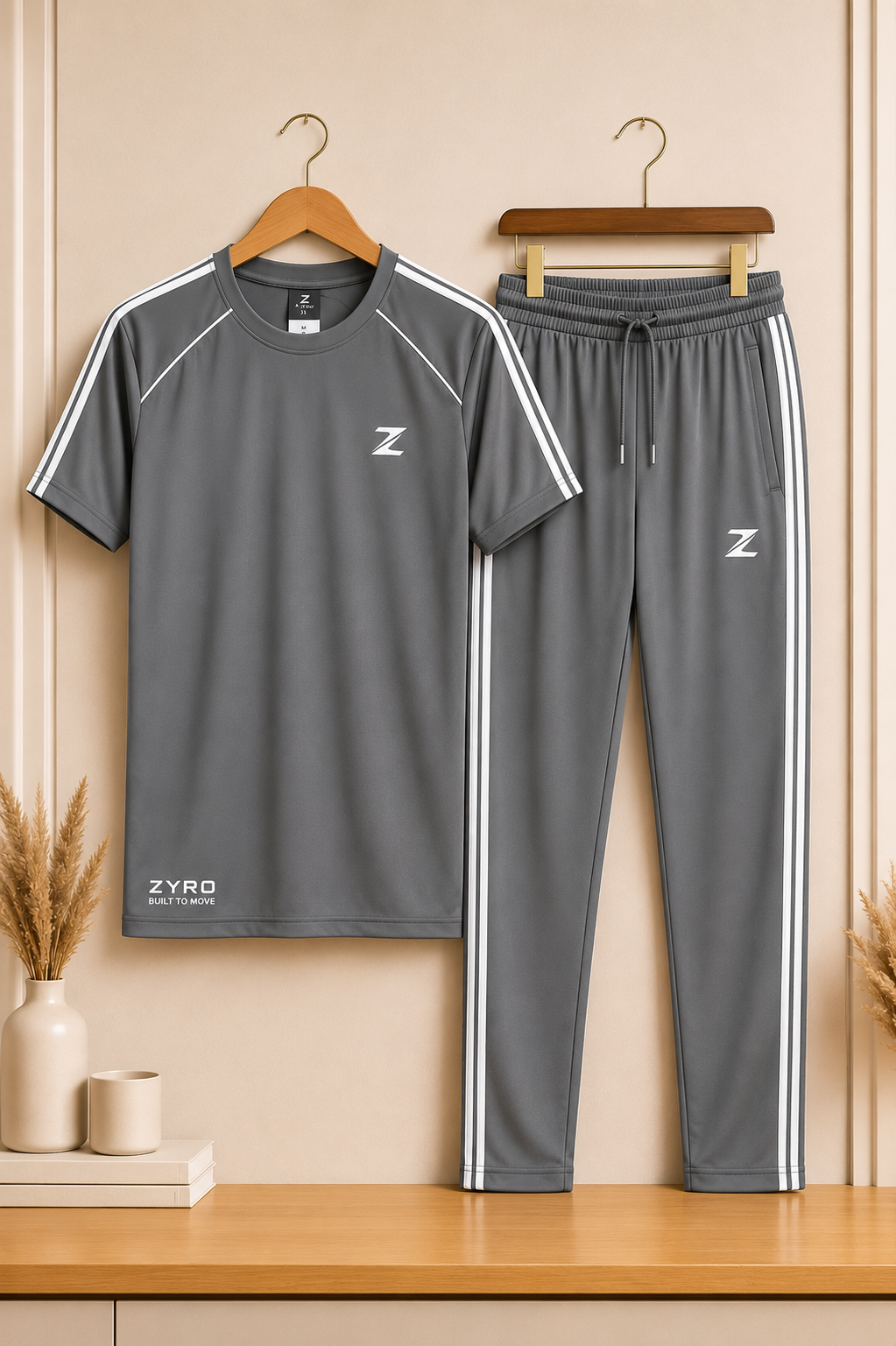 Premium 2 Pcs Dry Fit Summer Tracksuit Stay Cool in All Day