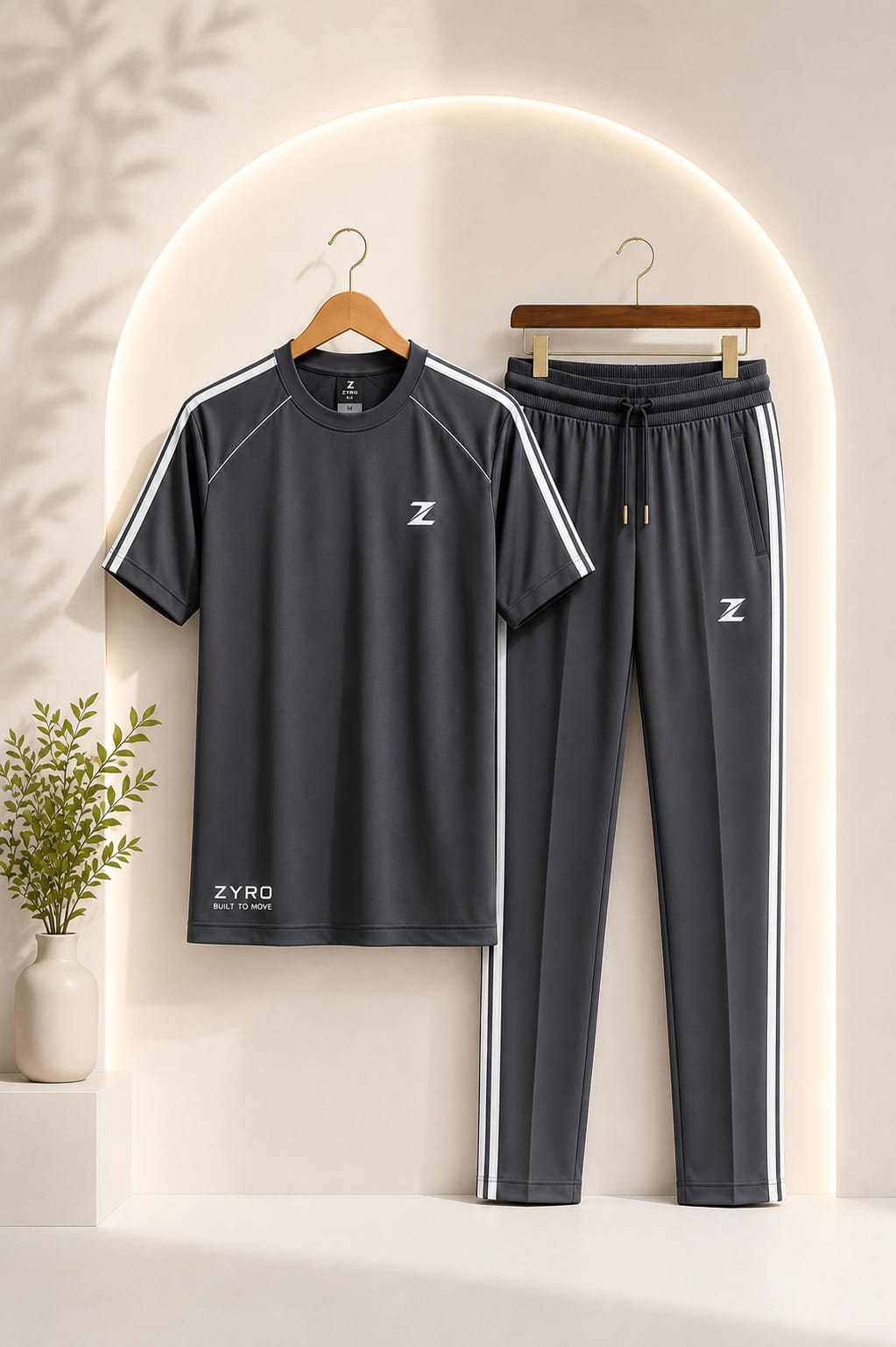 Men's 2Pcs Dry Fit Polo Shirt with Trouser | Premium Quality Impress To Everyone*