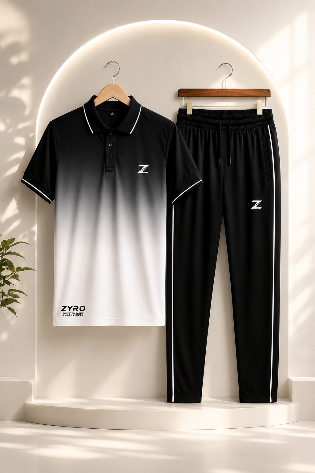 Men's 2Pcs Dry Fit Polo Shirt with Trouser (Unisex) | Modern Style Impress To Everyone